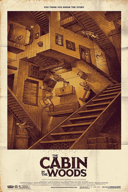 The Cabin in the Woods Mondo poszter
