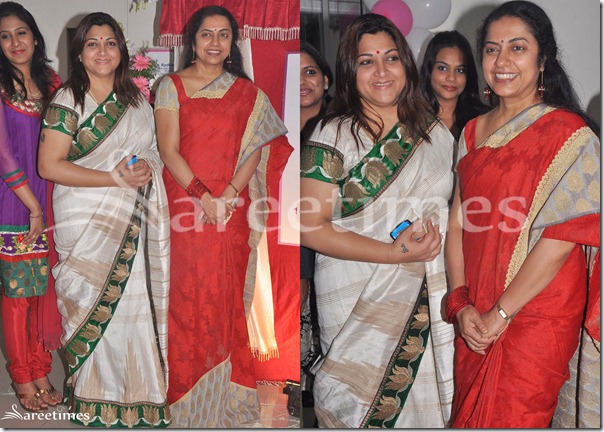 Kushboo_Suhasini_Designer_Sarees