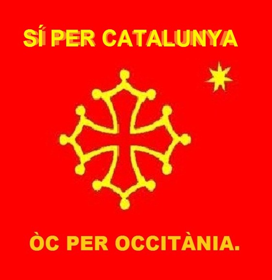Bandièra occitana 2 Catalunya