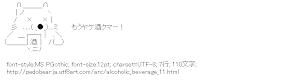 [AA]もうヤケ酒クマー！