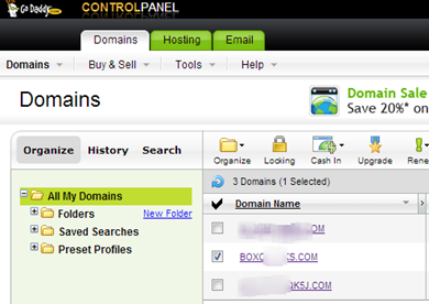 Domain Manager Home Domain Manager Home