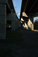 Gardiner Expressway, Toronto, July 2010: Multiple exits