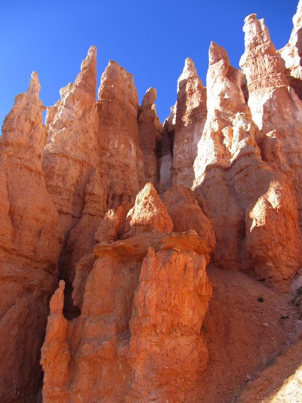 Hoodoos from Below
