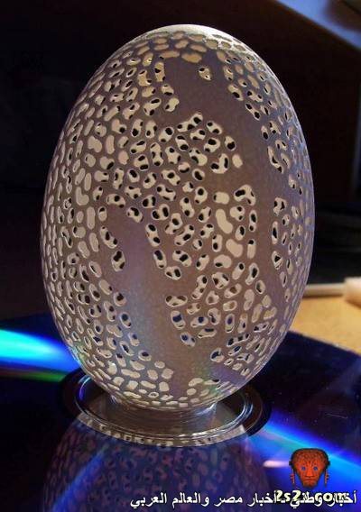 شاهد صور النحت على قشر البيض صور روعة