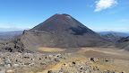 Mt. Ngauruhoe und South Crater; Tongariro Northern Circuit, Tag 1.