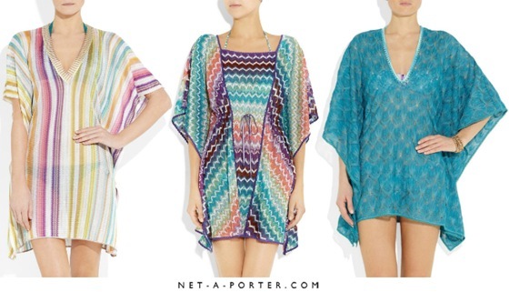 Saida de praia Missoni na Net a Porter Saida de praia Missoni na Net a Porter