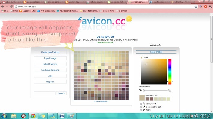 uploaded favicon image
