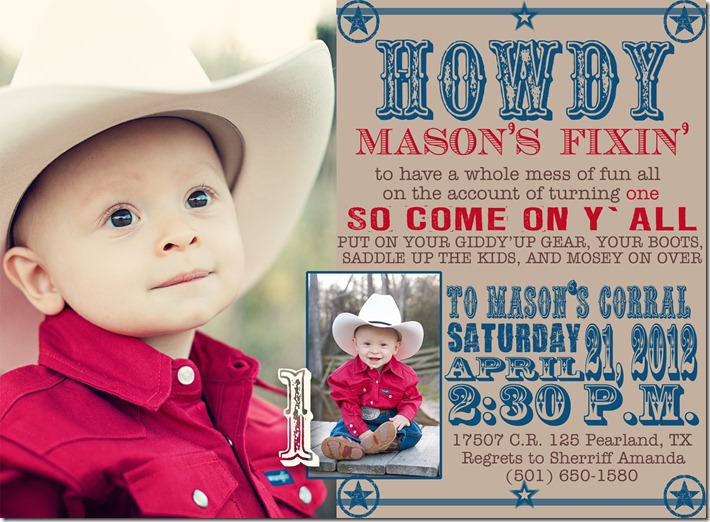 Mason's birthday Invitation copy