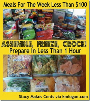 6 crockpot freezer meals you can make in under 1 hour #homeschool #recipes #freezermeals 6 crockpot freezer meals you can make in under 1 hour #homeschool #recipes #freezermeals