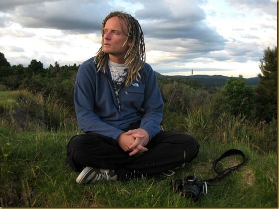 Laurence sitting
