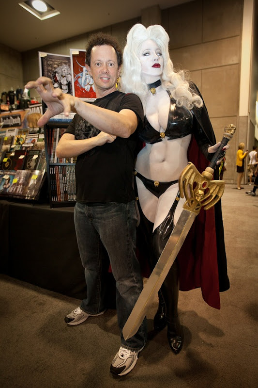 BelleChere as Lady Death with Brian Pulido