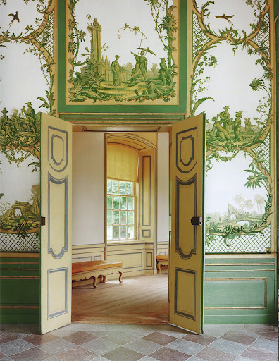 The Green room in the Chinese Pavilion at Drottningholm, Sweden. ( The Green room in the Chinese Pavilion at Drottningholm, Sweden. (