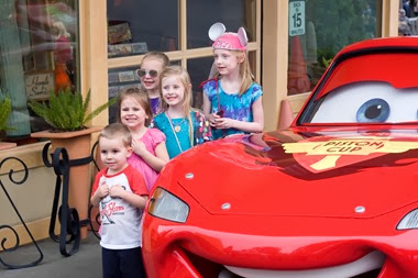 Jacob Tess Melody Sophie Elise Lightning McQueen 2