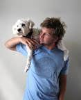 Albie found a great shoulder to lean on in his adoptive human, who also moonlights as a T-shirt model! Albie found a great shoulder to lean on in his adoptive human, who also moonlights as a T-shirt model!