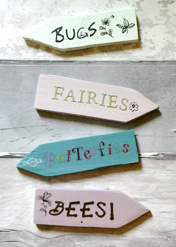 National Gardening Week ~ How To Make Garden Sign Posts