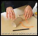 Use recycled items to create simple machines.