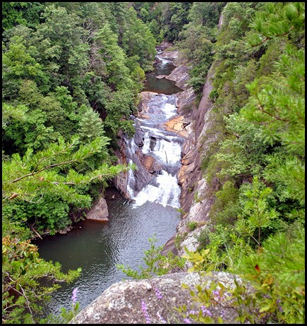 25g4 - North RimTrail towards the Dam - View of Hawthorne Cascade and Pool