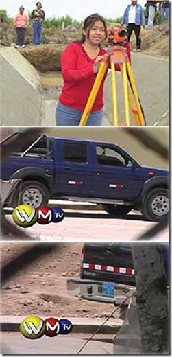 liliana TORRES y la camioneta de la regional