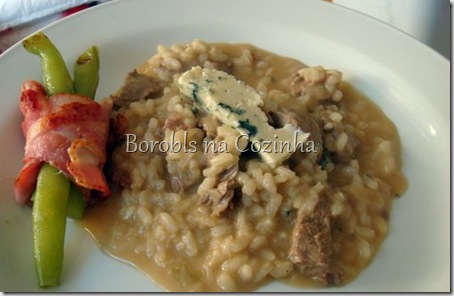 Risoto de Mignon e Gorgonzola Risoto de Mignon e Gorgonzola
