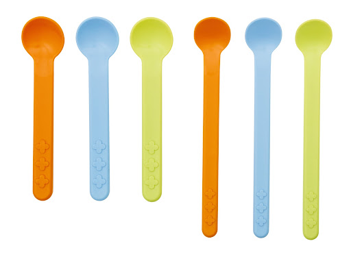 Ikea’s Smaska 6-piece feeding/baby spoon set. $12 for 6 pieces, ikea.com.