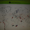 Welcome map showing where all the new students were from!