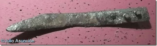 Cabezo Pequeño del Estaño - cuchillo afalcatado de Hierro - Museo de Guardamar
