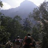 Hikers set off from Cisarua to climb Bongkok (Daniel Quinn, June 2011)