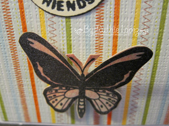 Birdwing Butterfly - step card 2