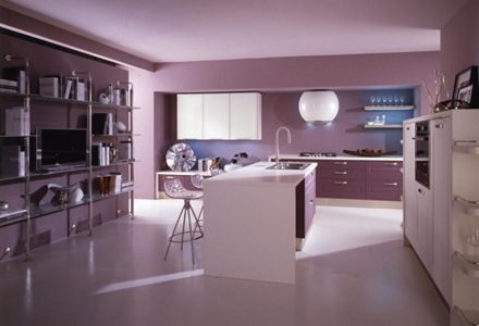 interior purple room