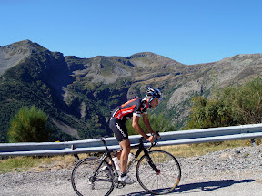 Ascendiendo el Puerto de Ancares.