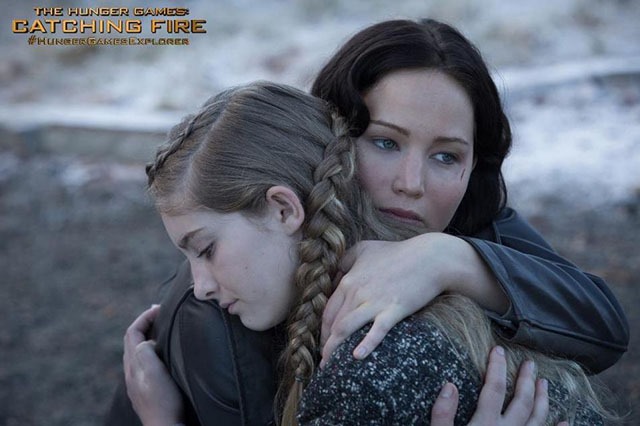 Katniss Everdeen és Prim a legújabb Futótűz fotón
