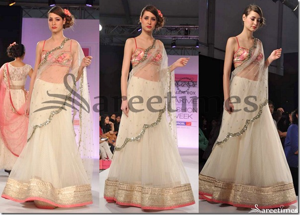 Anushree_Reddy_White_Lehenga_Style_Saree