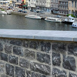 9 - Wall copings on a rubble-stone wall