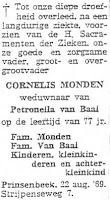 Monden, Cornelis Rouwadvertentie.jpg