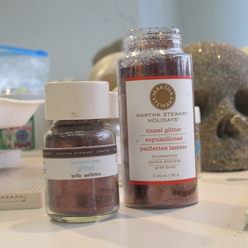 The first line of Martha Stewart glitters were all shades of stone; the neutral hues are so fun and sophisticated.