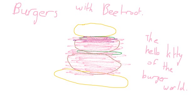 Beetroot burger Beetroot burger