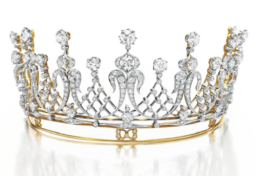 “The Mike Todd Diamond Tiara” An Antique Diamond Tiara, circa 1880. Gift from Mike Todd, 1957.
Estimate: $60,000‐$80,000 “The Mike Todd Diamond Tiara” An Antique Diamond Tiara, circa 1880. Gift from Mike Todd, 1957.
Estimate: $60,000‐$80,000