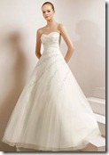 organza wedding dress