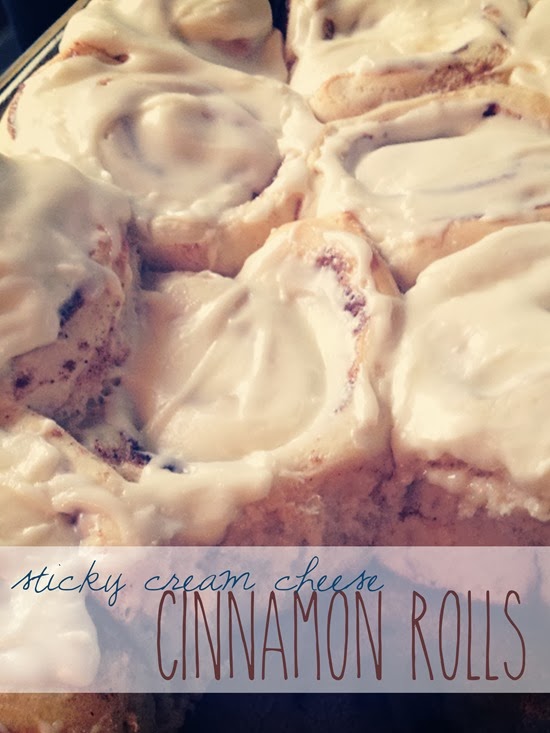 The Best Sticky Cream Cheese Cinnamon Rolls