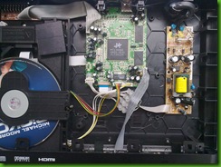 inside the DVD player