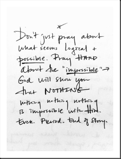 pray hard