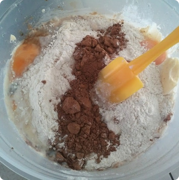 Mezcla receta para hacer brownies de chocolate Mezcla receta para hacer brownies de chocolate