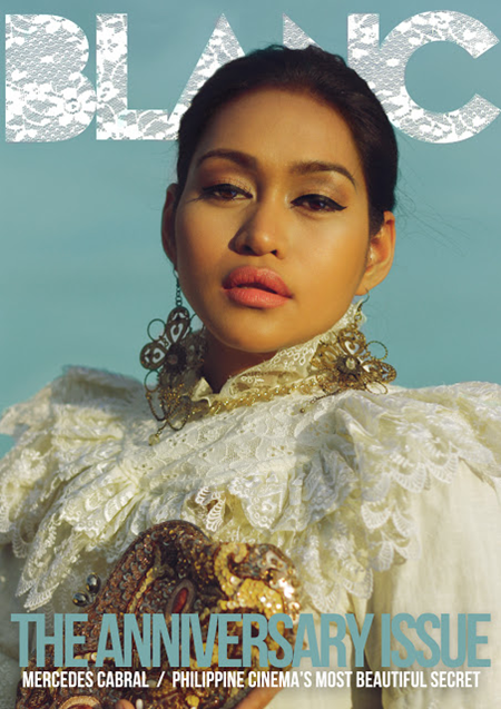 Mercedes Cabral on Blanc March 2013 cover