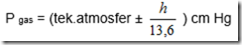 manometer, tekanan gas, tekanan atmosfer, ketinggian air