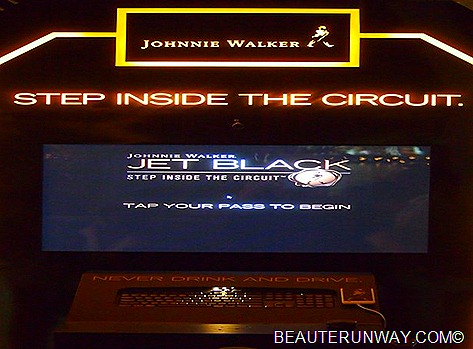 JOHNNIE WALKER Jet Black Party Step Inside interactive experience