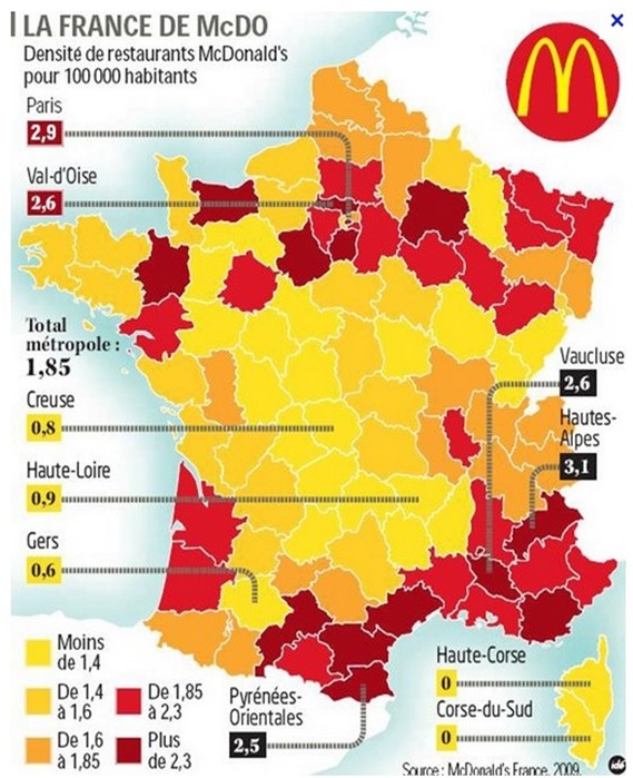 mapa de frança 5