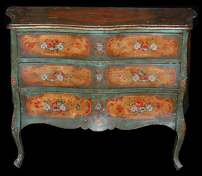I am coveting any (and all) Venetian painted furniture right now. You can find some beautiful, albeit expensive, pieces from rubylane.com. I am coveting any (and all) Venetian painted furniture right now. You can find some beautiful, albeit expensive, pieces from rubylane.com.