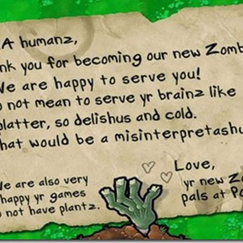 Die Zombies heißen ihre neuen EA Herren willkommen, möchten ihre Gehirne ganz und gar nicht fressen