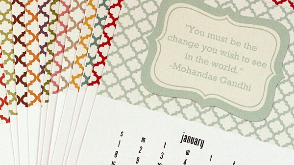 2012 free printable calendar