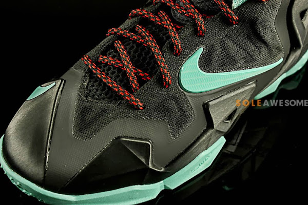 First Look at Nike LeBron XI GS Black  Mint Green 621712004